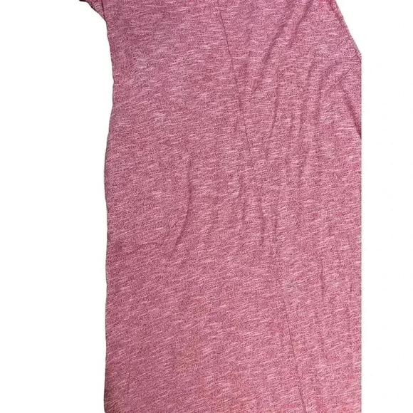 Soft Surroundings Heather Pink Maxi Cold Shoulder Dress - Picture 2 of 9